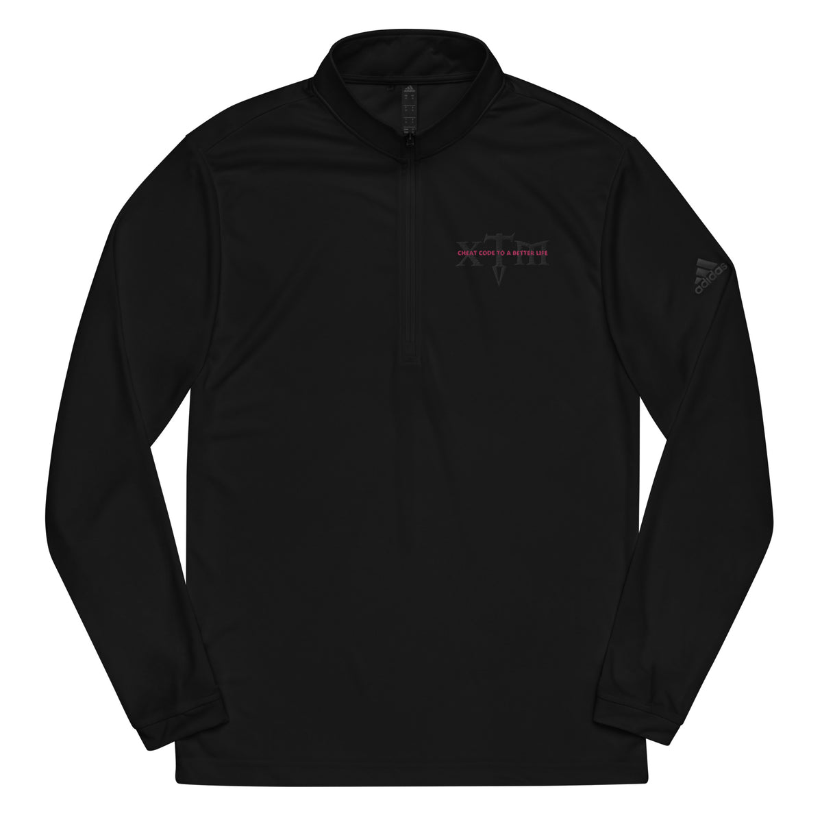 Quarter Zip Pullovers - XTM Black Logo