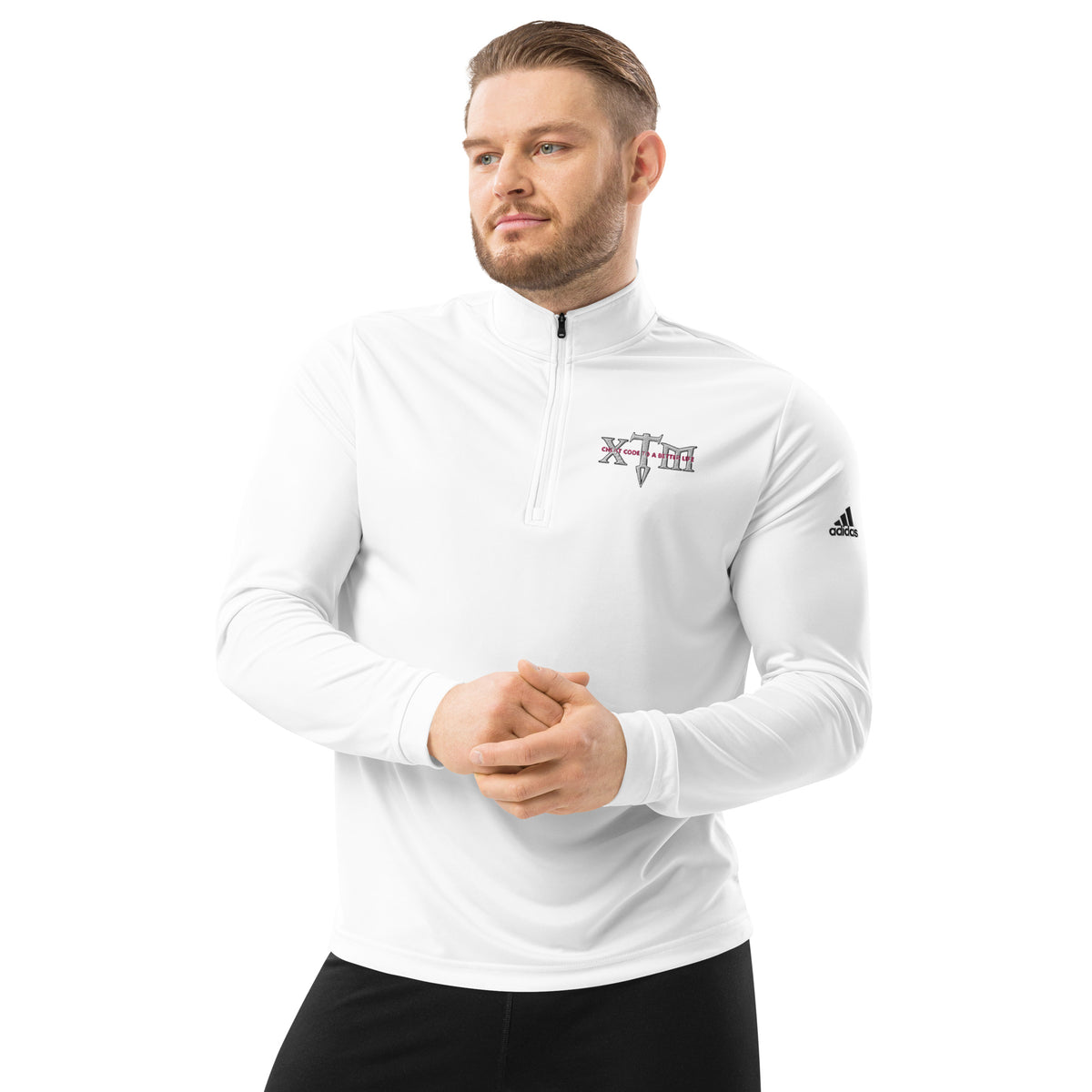 Quarter Zip Pullover - XTM White Logo