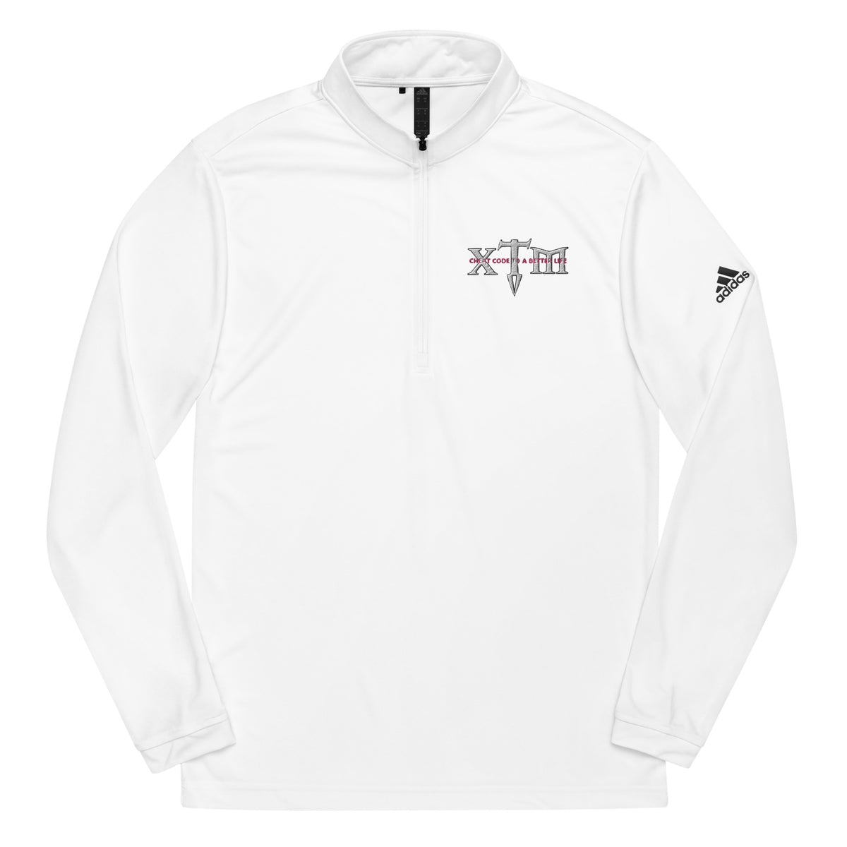 Quarter Zip Pullover - XTM White Logo