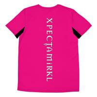 Colors@432: T-Shirt - Magenta with White Letters