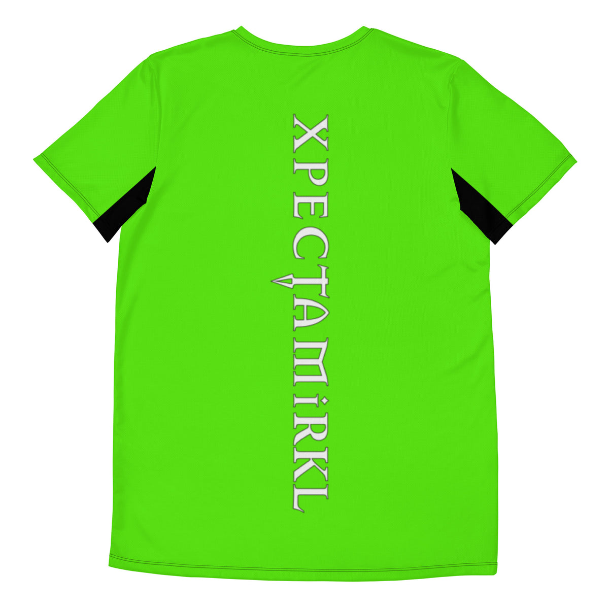 Colors@432: T-Shirt - Lime with White Letters