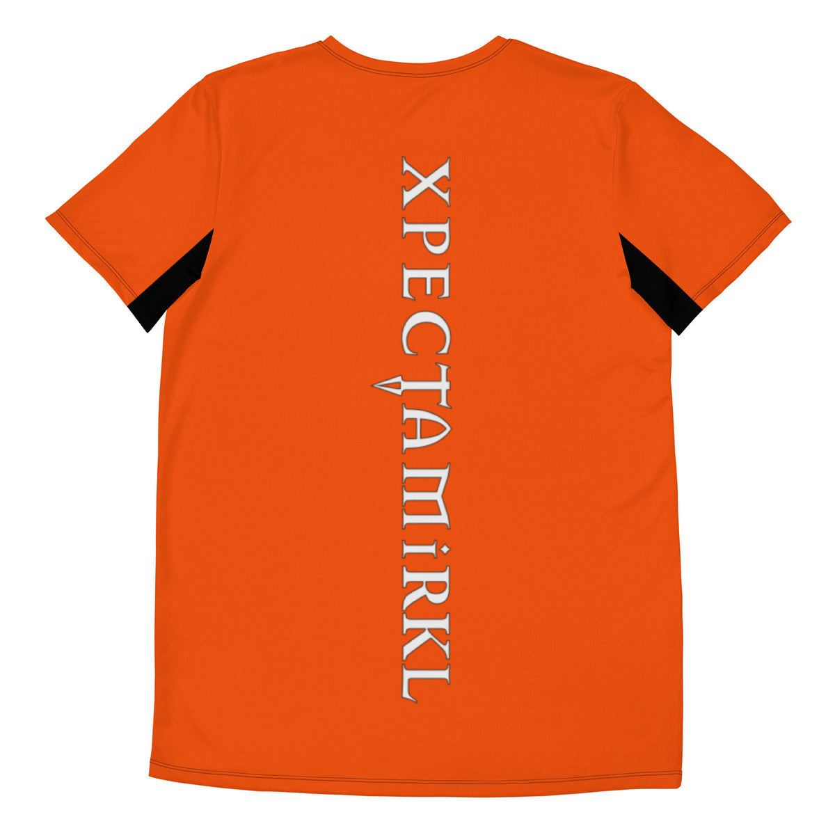 Colors@432: T-Shirt - Burnt Orange with White Letters