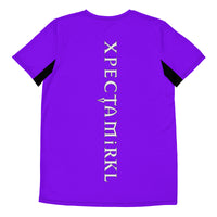 Colors@432: T-Shirt - Purple with White Letters