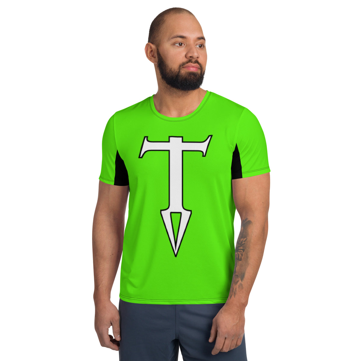 Colors@432: T-Shirt - Lime with White Letters