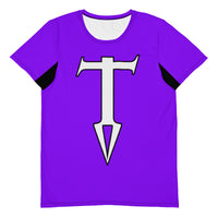 Colors@432: T-Shirt - Purple with White Letters