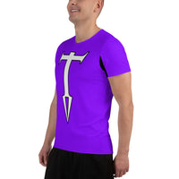 Colors@432: T-Shirt - Purple with White Letters