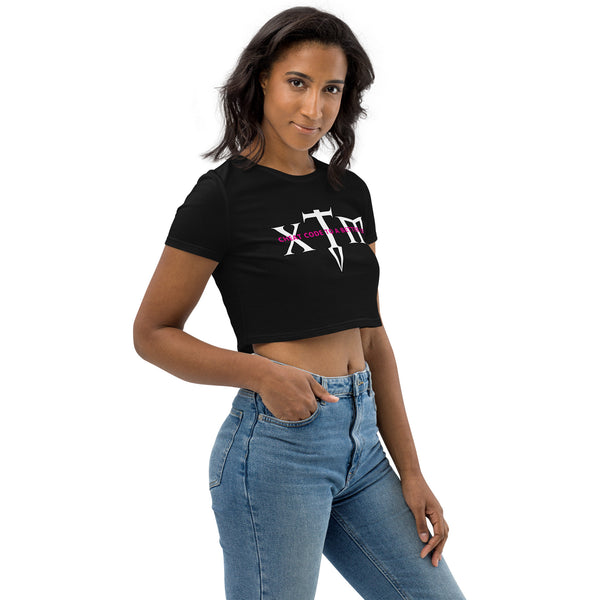 Women's Crop Top XTM T-Shirt - White Logo