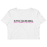 Organic Crop Top - Black Letters