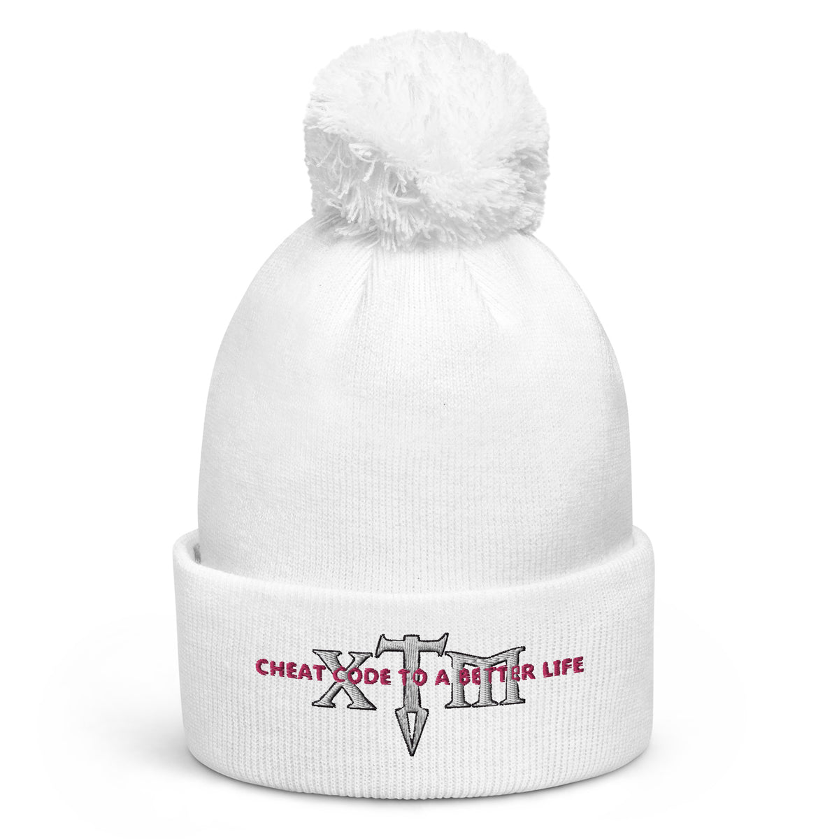 Pom Pom Beanies - XTM White Logo ( limited Colors )