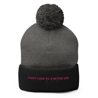 Pom-Pom Beanies - XTM Black Logo