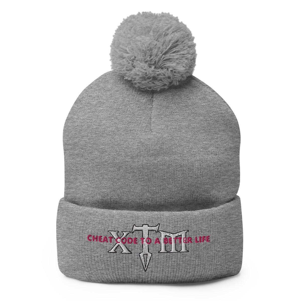 Pom-Pom Beanies - XTM White Logo