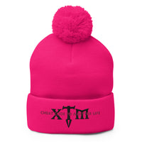 Pom-Pom Beanies - XTM Black Logo