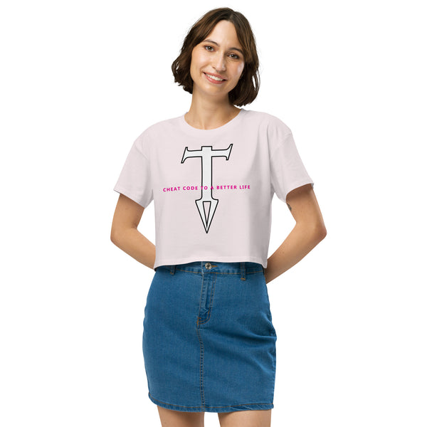 Women’s Crop Top XTM T-Shirt - White Icon