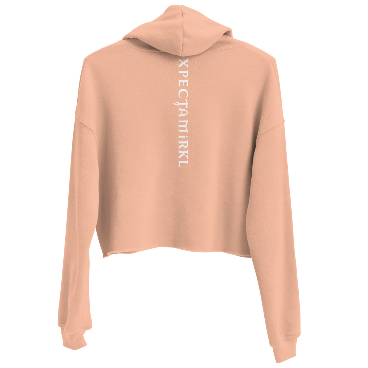 Women's Crop Top XTM Hoodie - White Logo