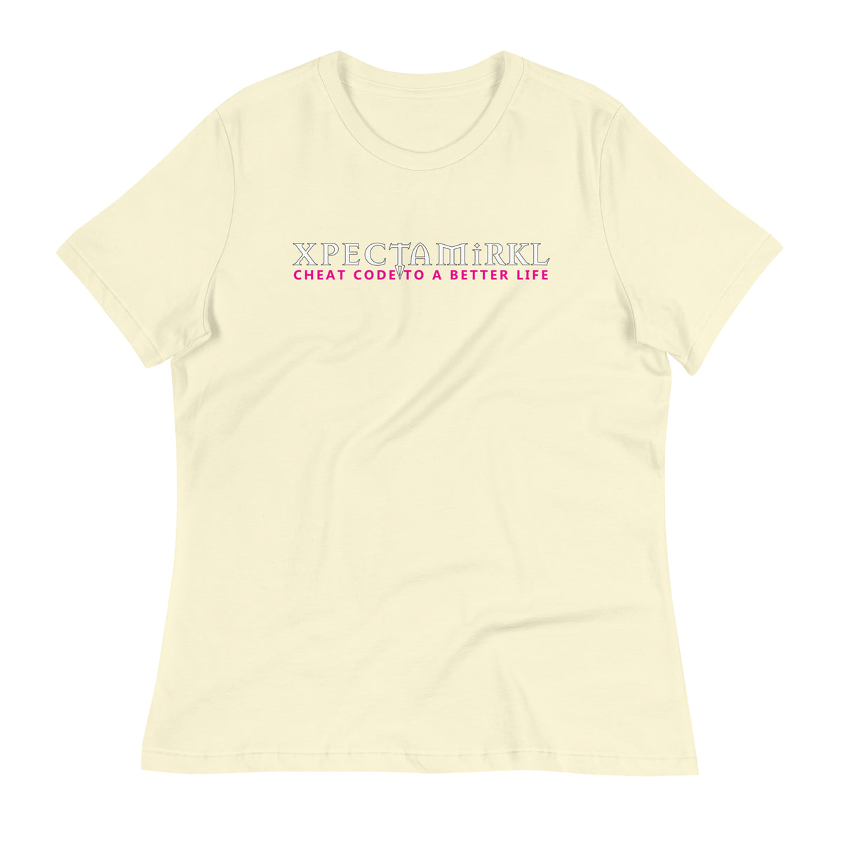 Women's Relaxed XTM T-Shirt - White Lettering