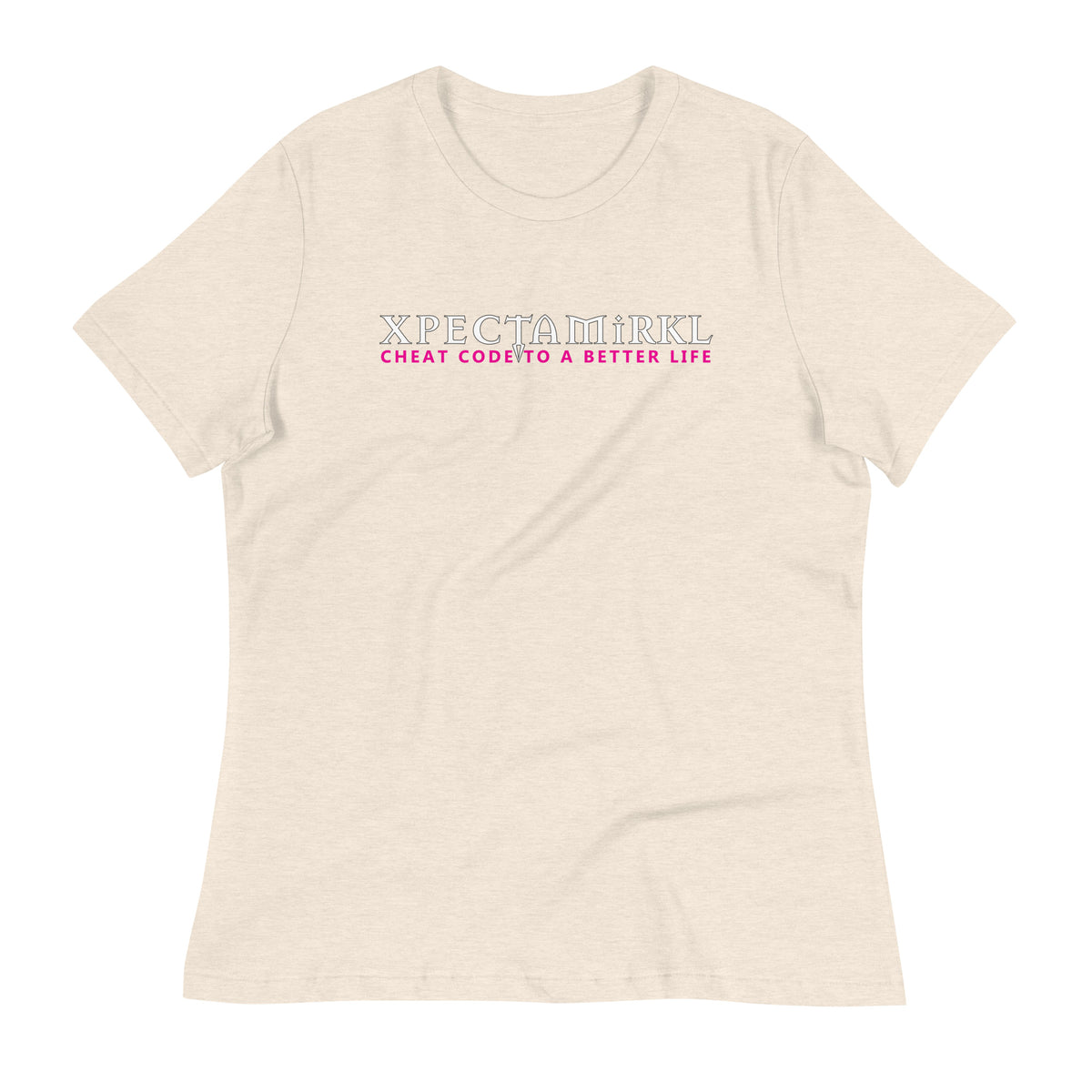 Women's Relaxed XTM T-Shirt - White Lettering